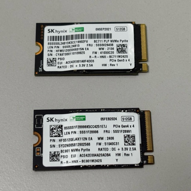 SSD NVME 512GB 2242 SK-Hynix