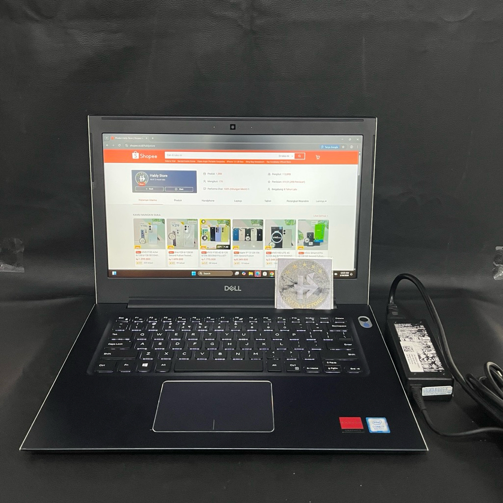 LAPTOP DELL VOSTRO 5471 CORE i7 8550U 8GB 14INCH SECOND BERGARANSI