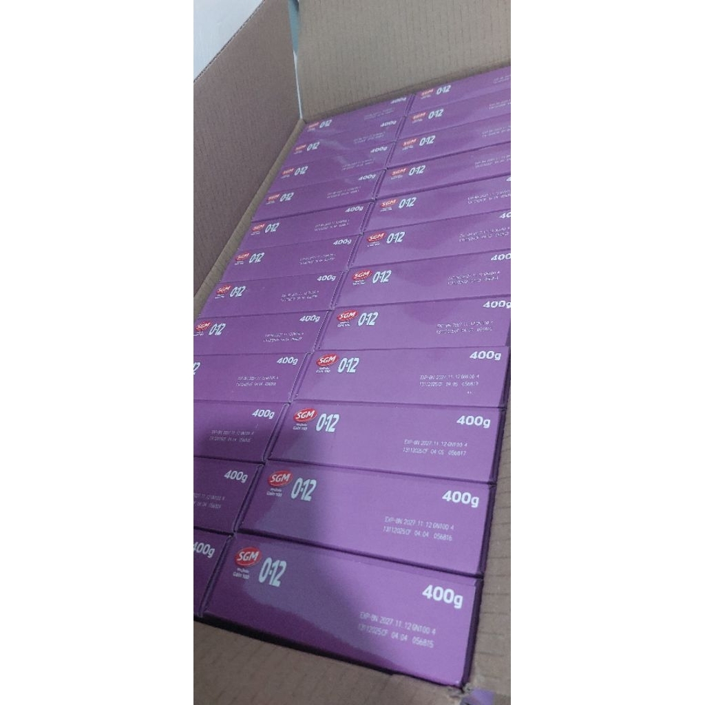 original 1 karton sgm optigrow 400g 24,optigro 800g 10 kotak,gain 100, 24 kotak  EXP november dan de