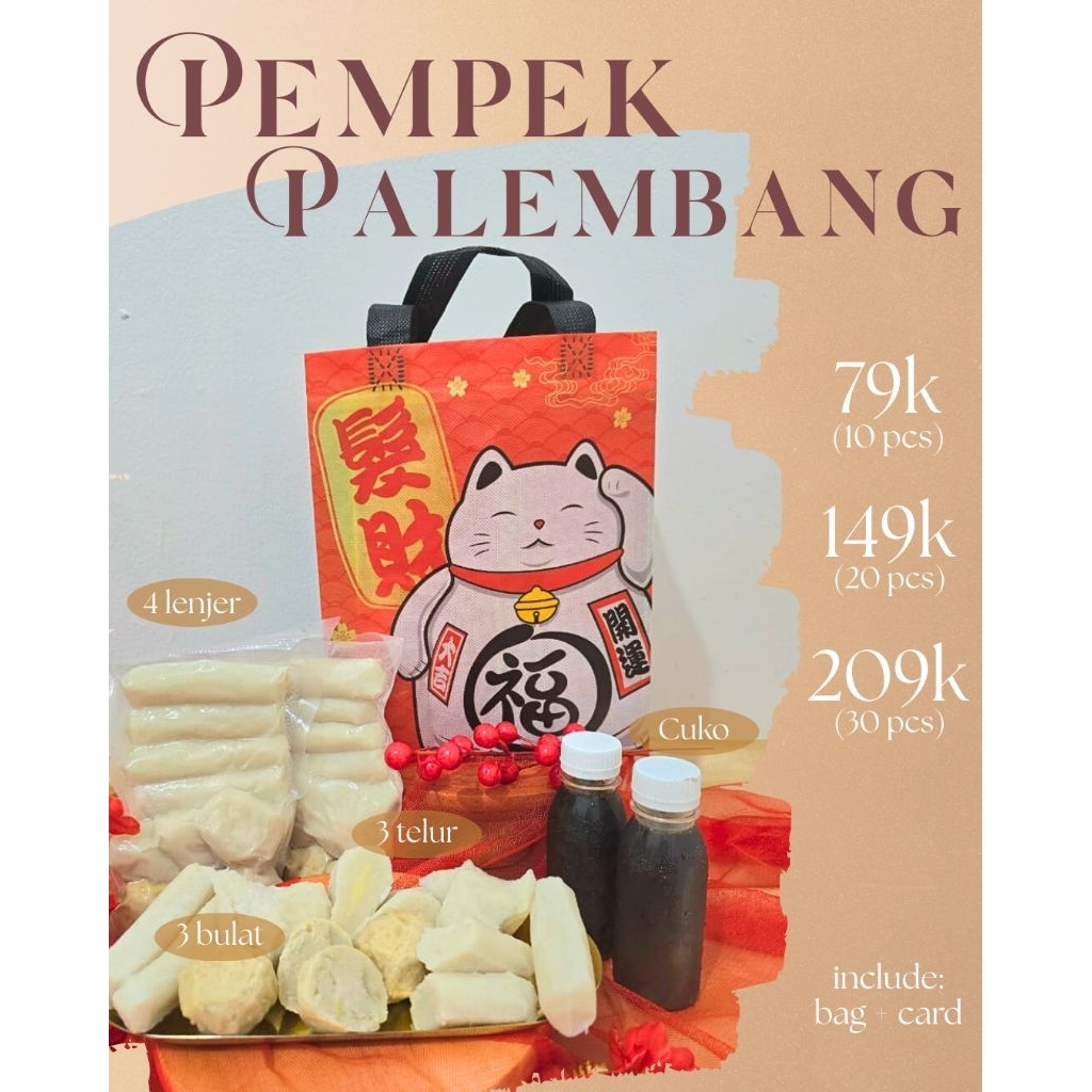 Pempek Palembang / Hampers Imlek Idul Fitri Natal