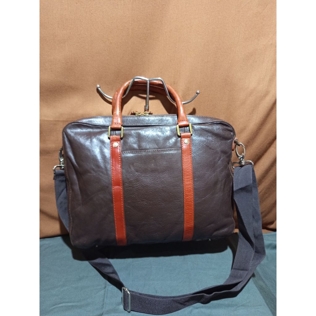 Tas Kerja Tas Laptop Monsac Kulit Asli second ori