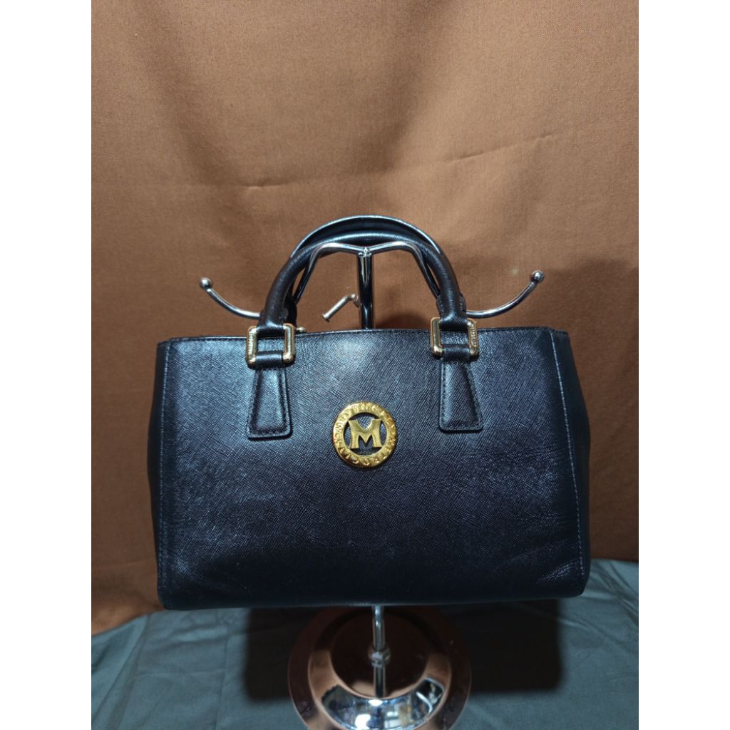 Hand Bag Metrocity Kulit Asli Second Ori