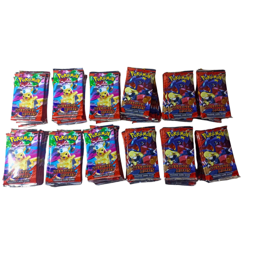 30 Pack Kartu Booster Pack TCG Card Pokemon Scarlet & Violet Destined Rivals - Isi (300 Kartu)