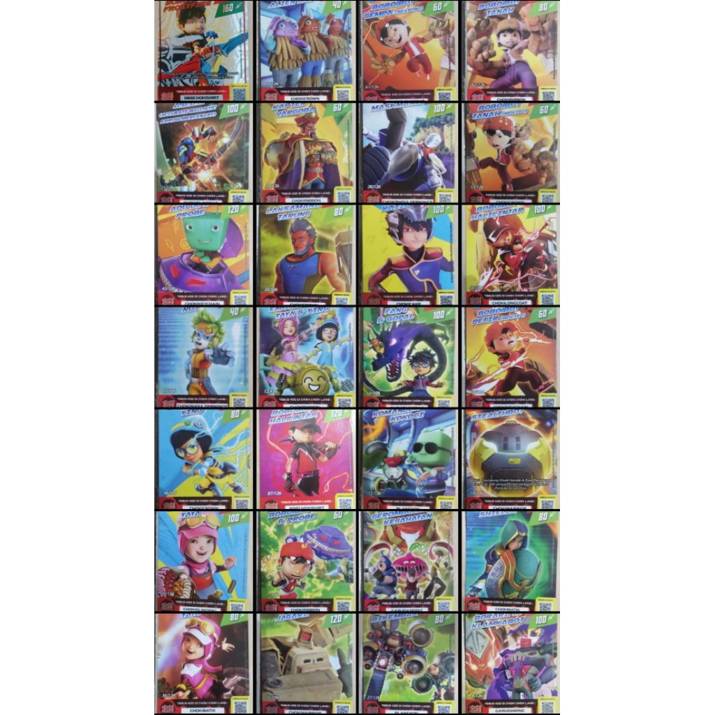 Kartu Boboiboy Galaxy Card