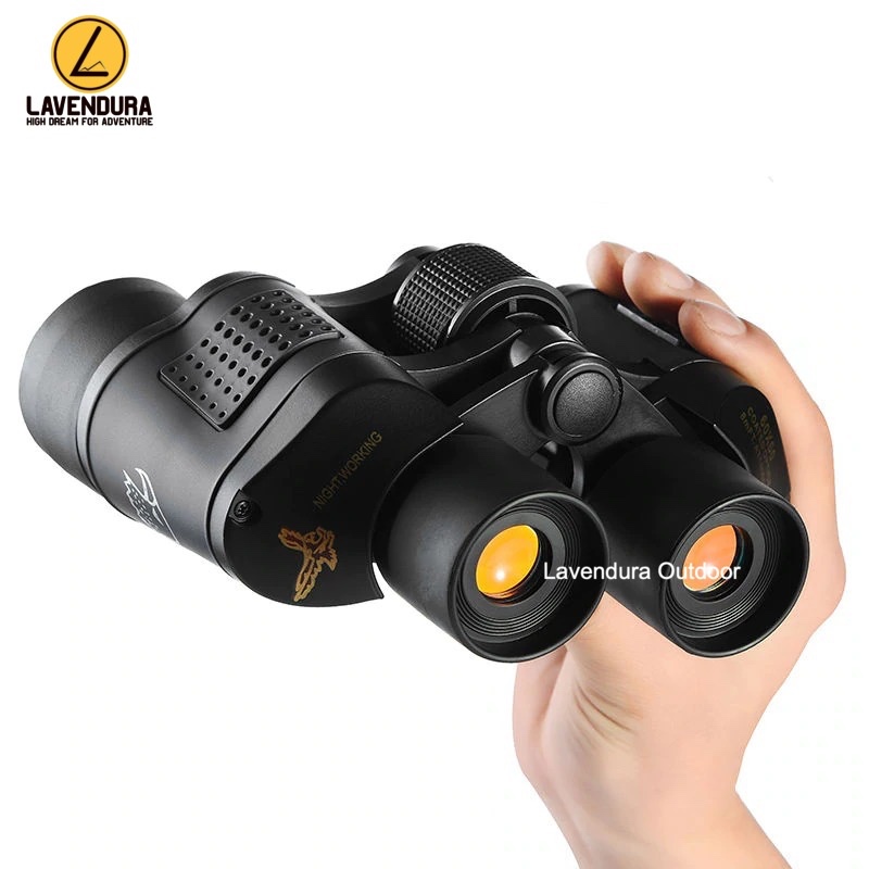 Teropong Binocular Outdoor Magnification 60x60 160000M BlackBinocular binoculars teropong militer ko