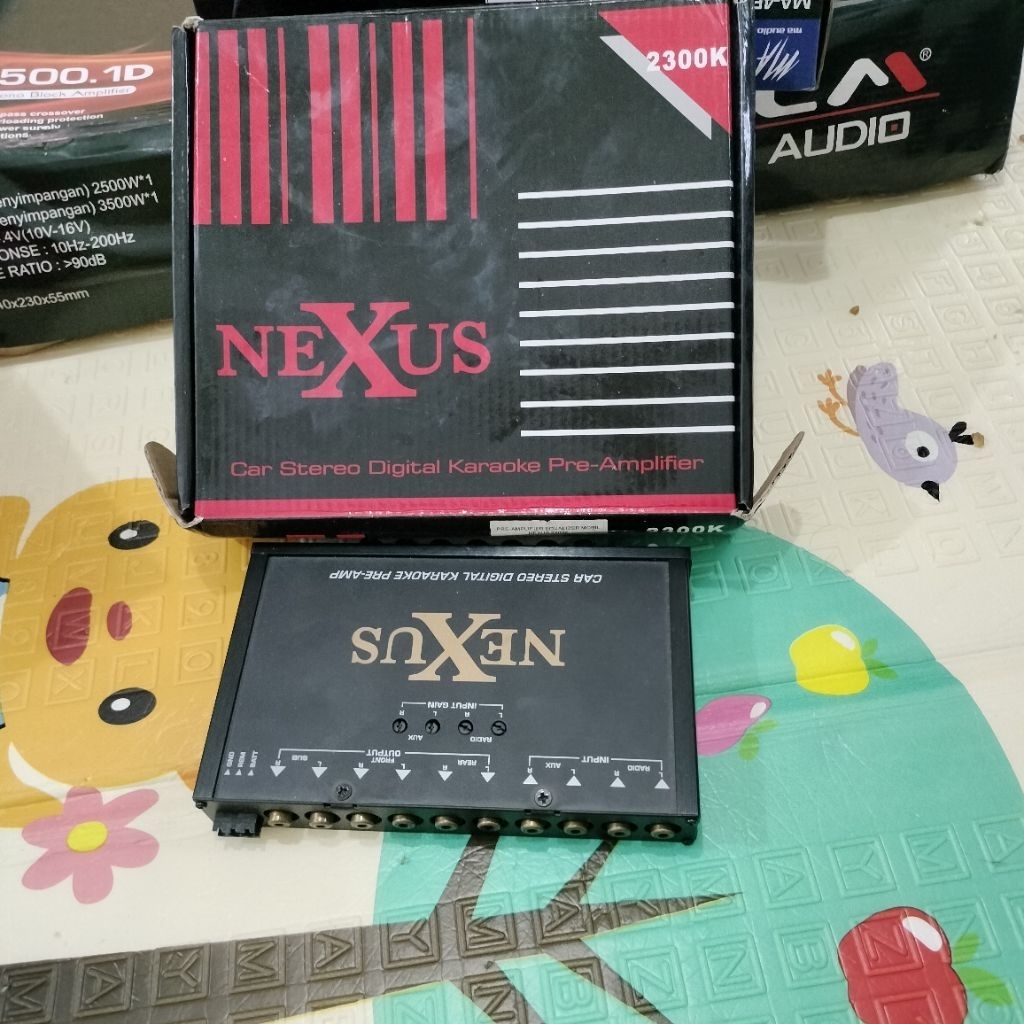 Preamp Mobil NEXUS 2300K – Digital Karaoke – Mic – Bass Treble – Normal