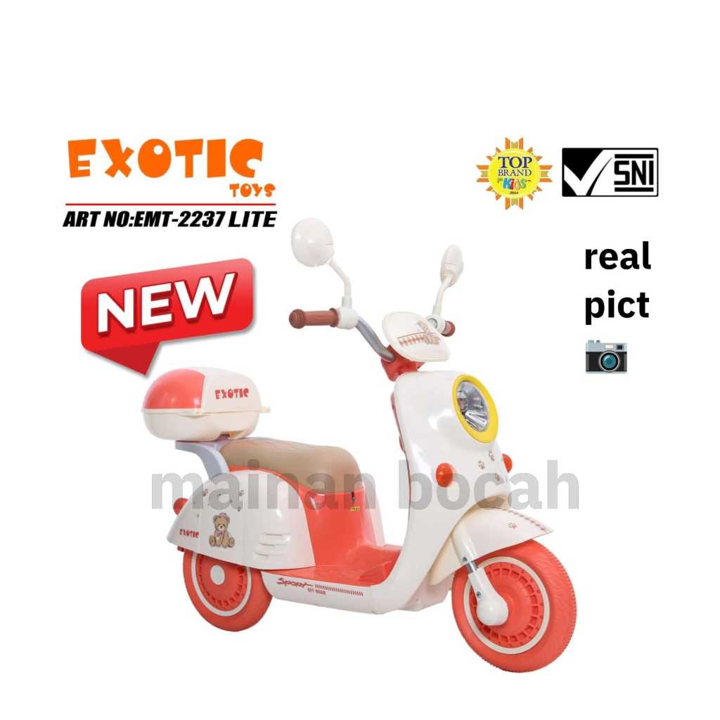 TERBARU motor aki exotic 2237 mainan anak anak motor aki