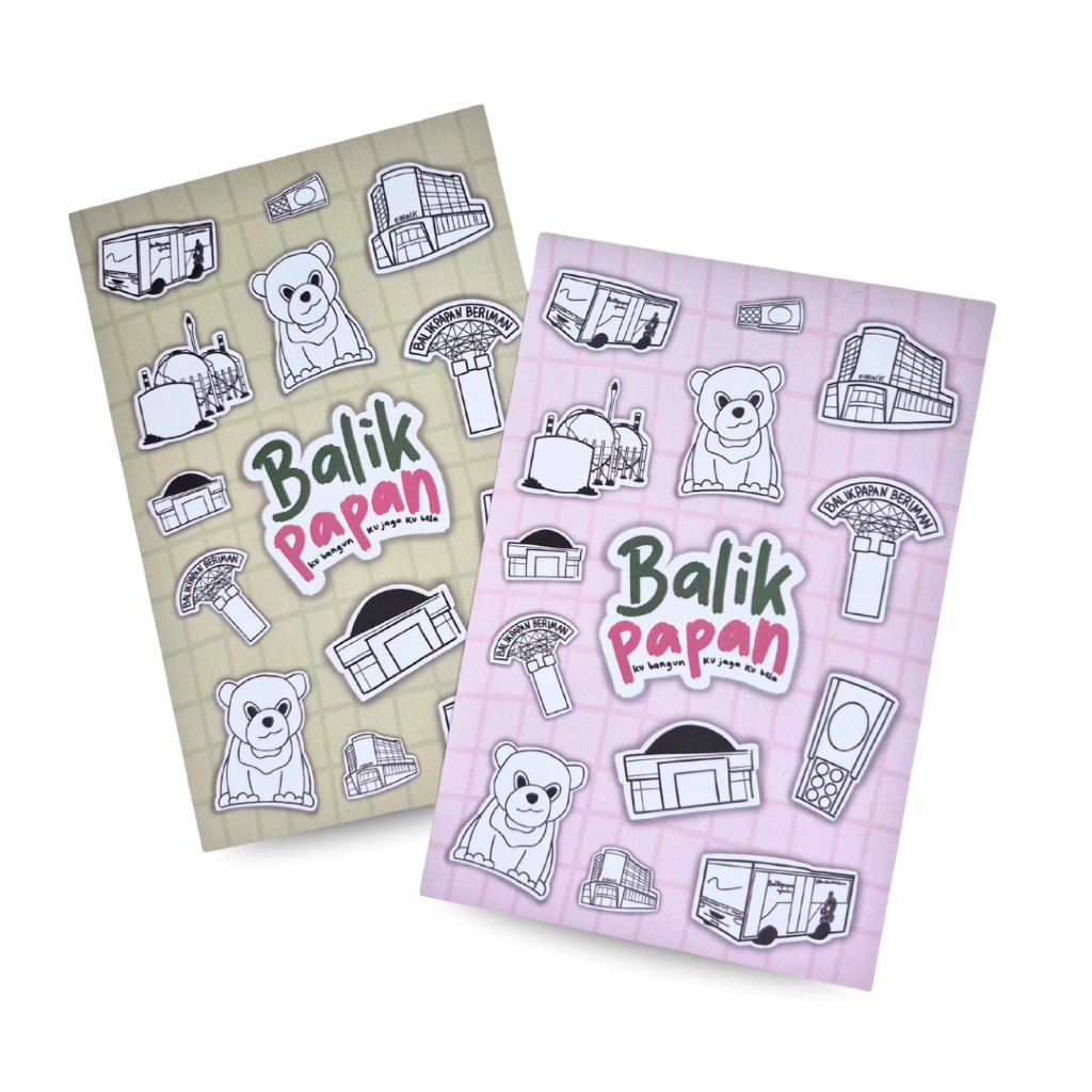 Postcard - Balikpapan Ku Bangun, Ku Jaga, Ku Bela | Oleh-Oleh Balikpapan