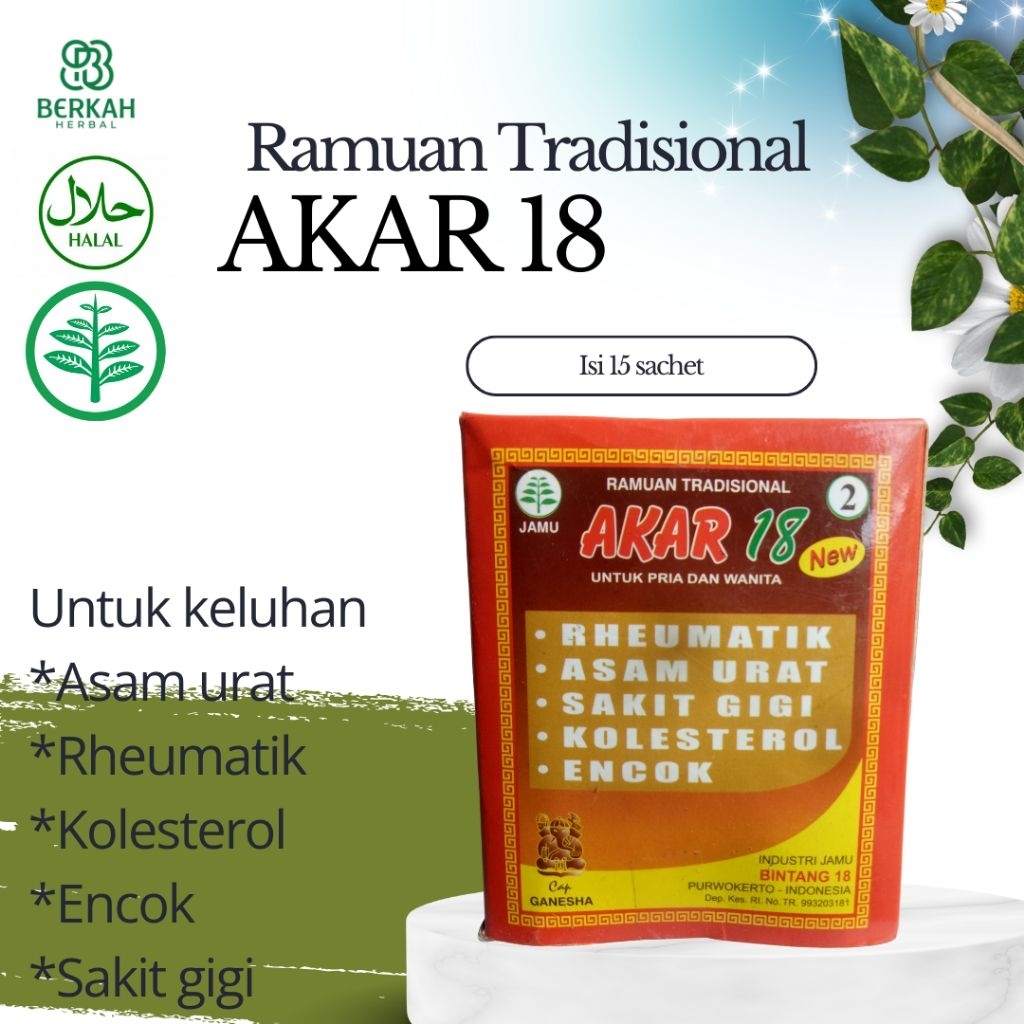 Jamu Akar 18:Ramuan Tradisional untuk Sehat Alami
