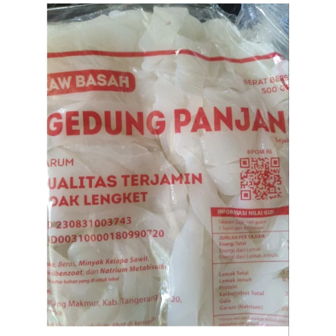 Kwetiau Basah Cap Gedung Panjang Kemasan 500gr