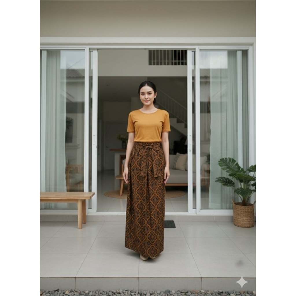 Rok Lilit Batik Premium (Coklat Sogan)