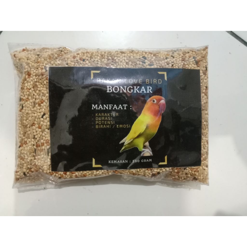 BONGKAR Pakan Lovebird Gacor Fighter Dosis Tinggi