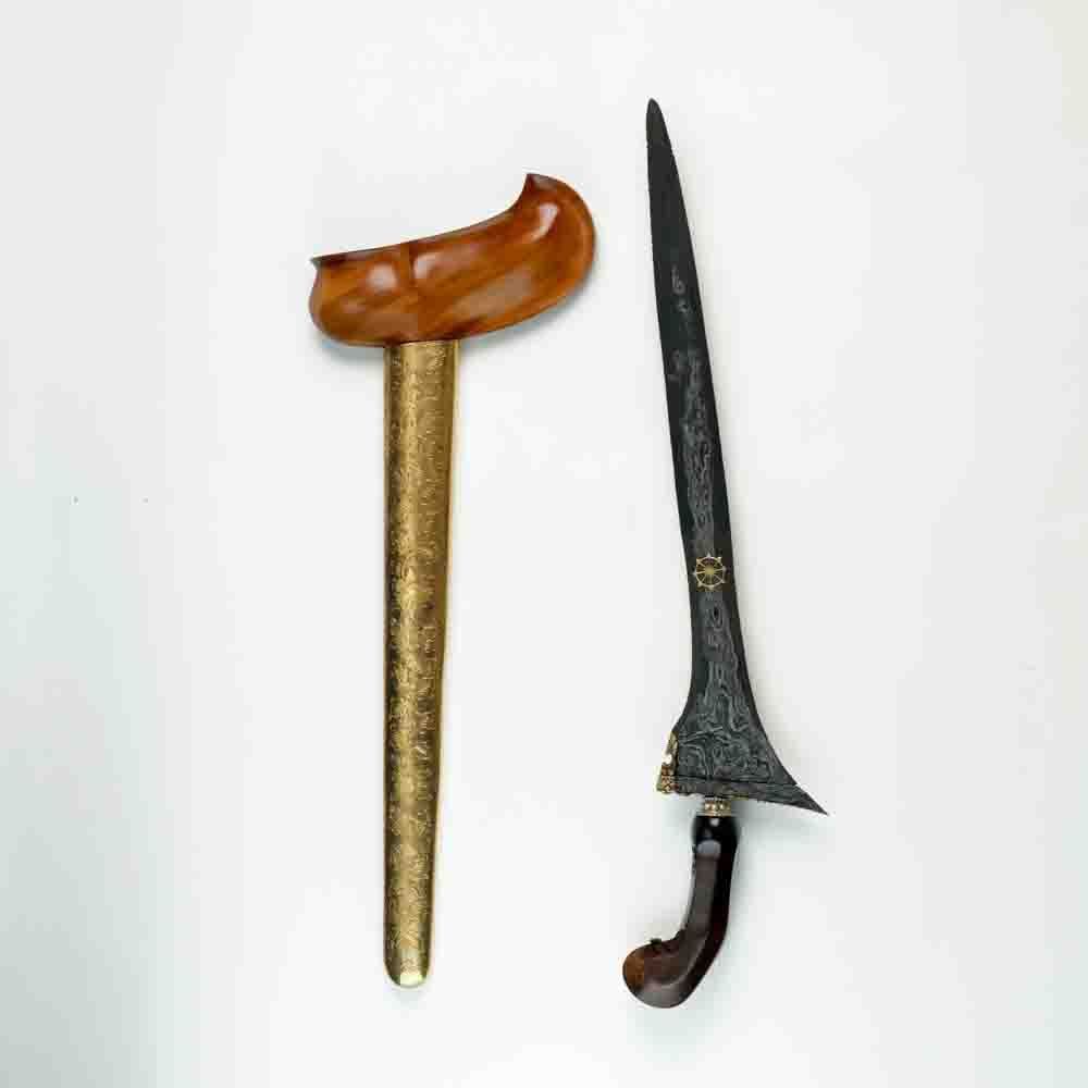 Keris Panji Penganten Kinatah Kalacakra Pamor Wos Wutah Tangguh Tuban