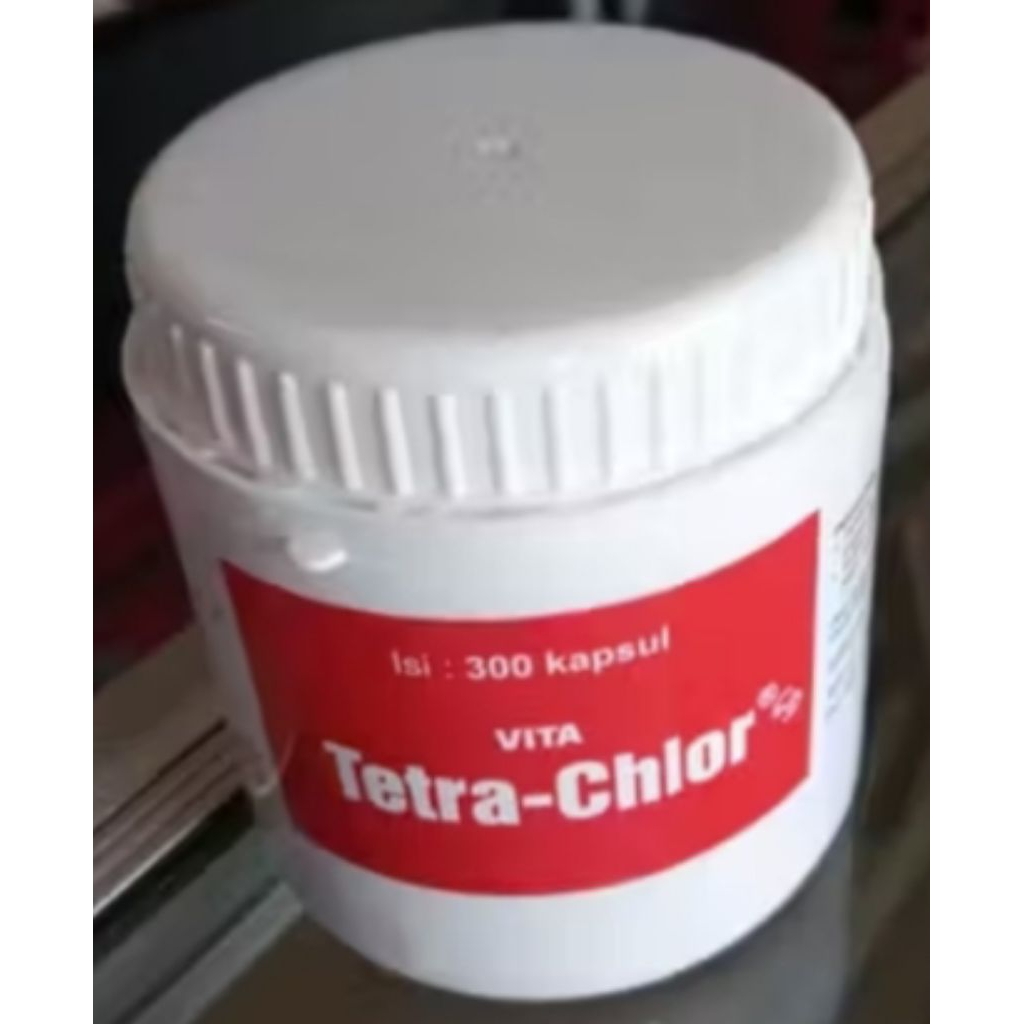 Vita Tetra Chlor 300 kapsul obat antibiotik untuk ayam atau unggas