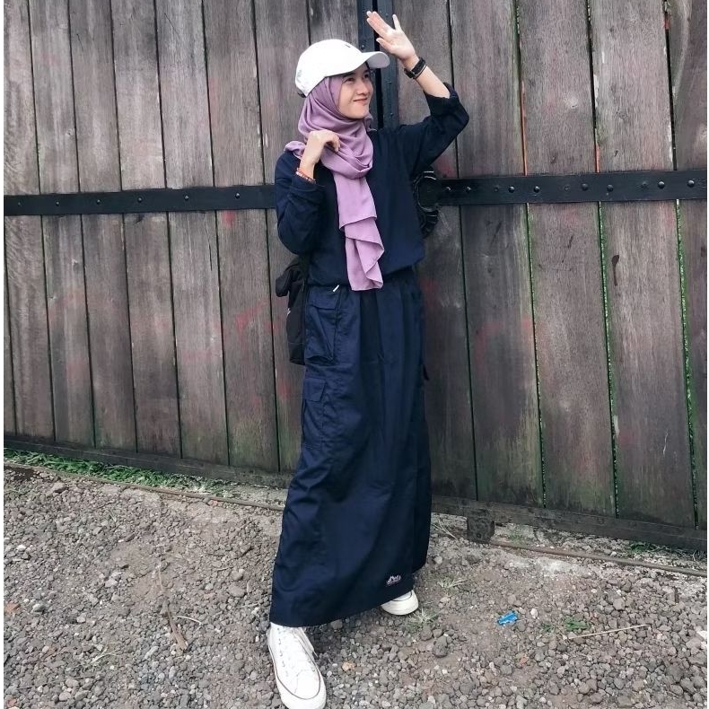 Rickyrieez Rok Celana Outdoor Drill Premium - Celana Rok Kulot Gunung Lapangan model saku Cargo untu