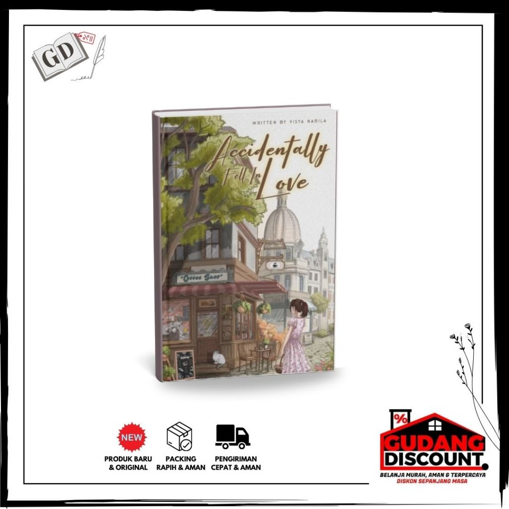 GD/Novel Buku Accidentally Fell In Love Romantis Komedi Keluarga 300 Halaman Bookpaper