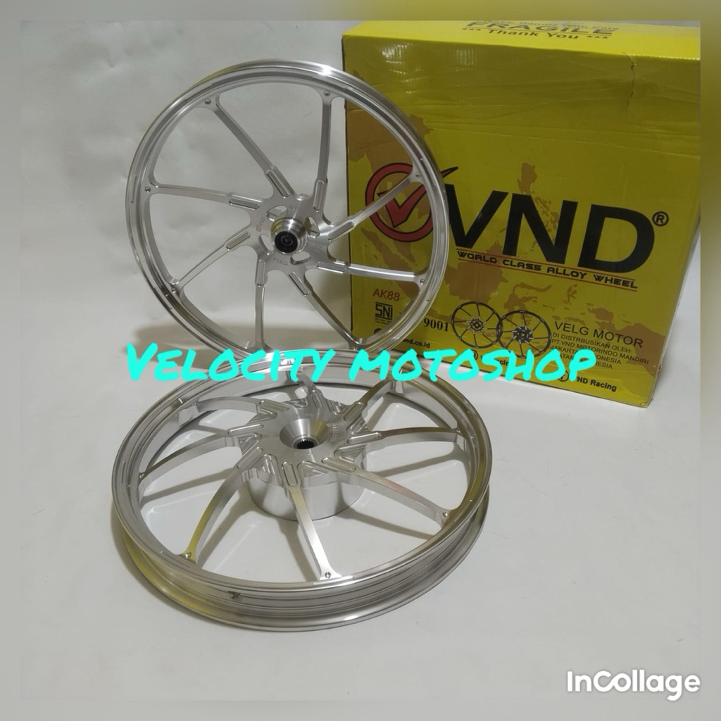 velg vnd racing AK 88 ring 17 beat fi,,beat karbu,,beat esp,,beat deluxe,,scoopy,,genio,,vario110,,v