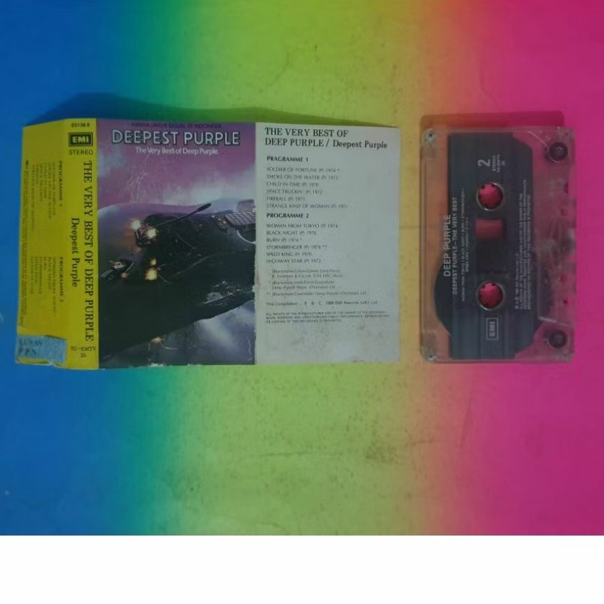 kaset DEEP PURPLE the deepest purple THE VERY BEST OF murah
