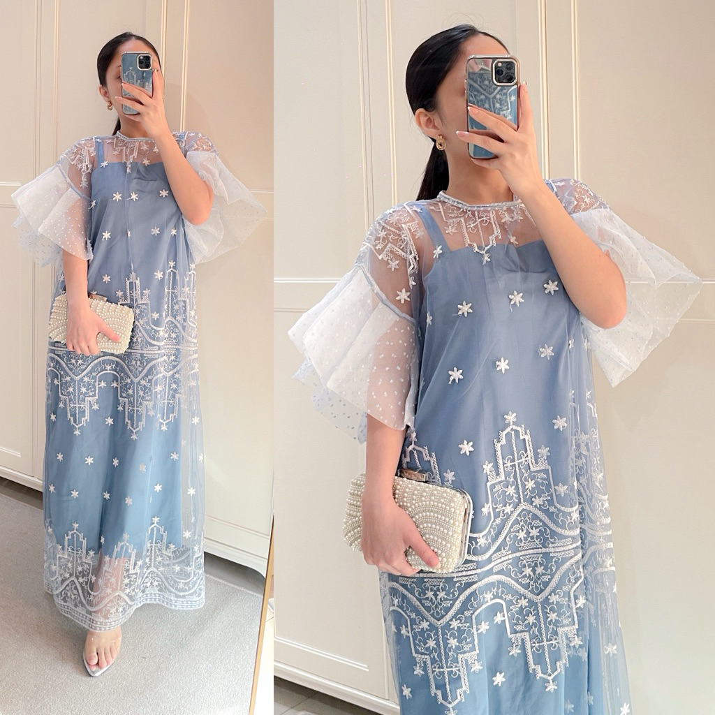 liezawear - Felisya Set Dress / Dress  / One Set Wanita / Set Dress Wanita / One Set Lebaran / One S