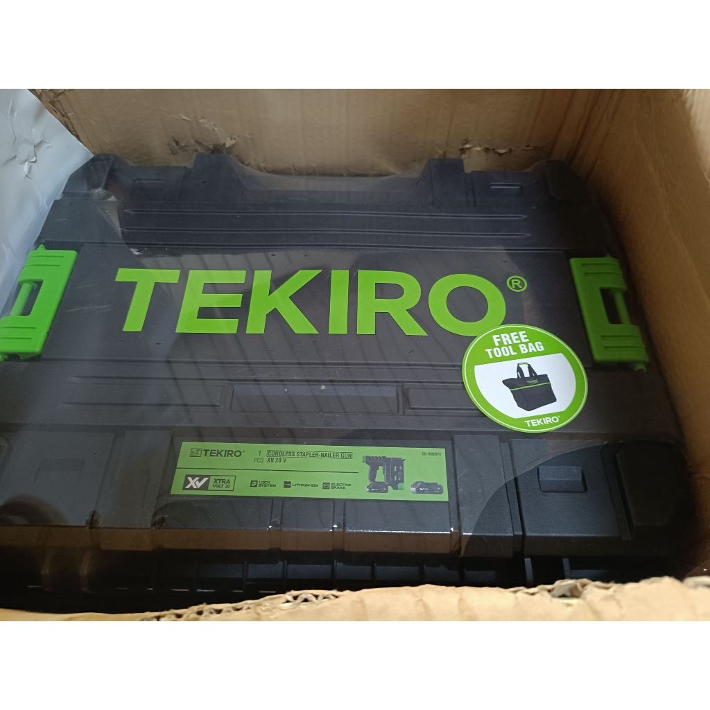 TEKIRO CORDLESS STAPLER-NAILER GUN XV 20 V
