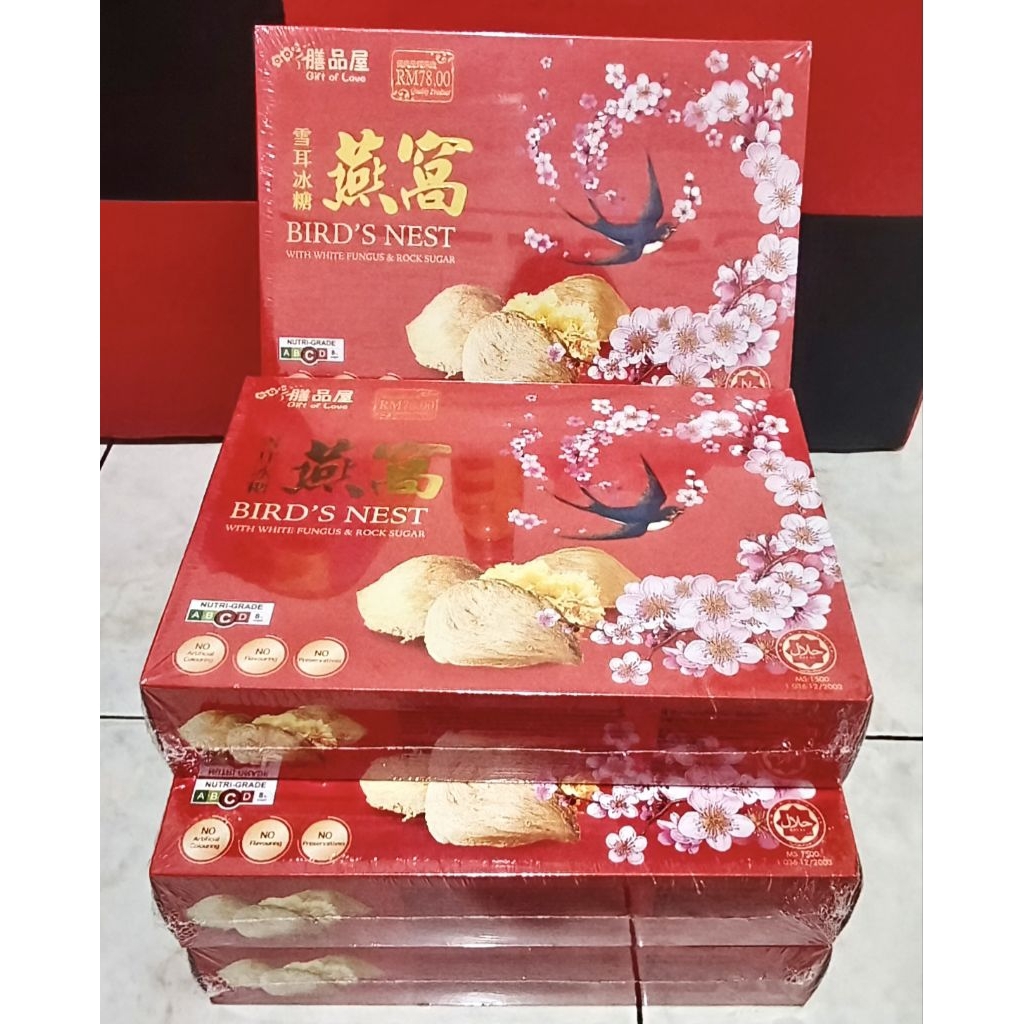 Birdnest Malaysia isi 6botol Hampers Birdnest