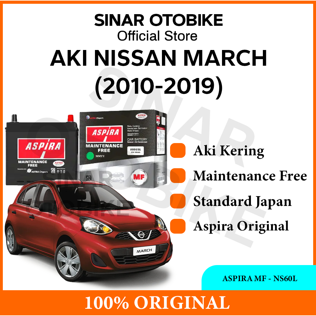 AKI NISSAN MARCH ASPIRA ASTRA MF KERING NS60L