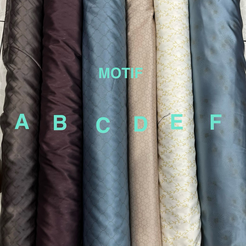 kain saten satin silk armani | satin armani silk motif | harga per 50cm