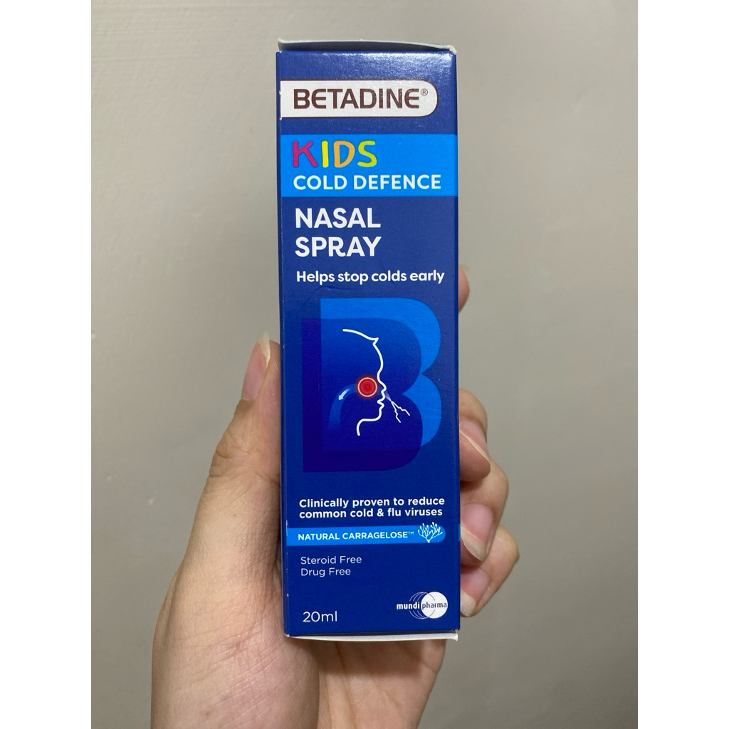 BETADINE KIDS COLD DEFENCE NASAL SPRAY KIDS 1+ HELPS STOP COLDS EARLY NASAL SPRAY ANAK MALAYSIA SPRA