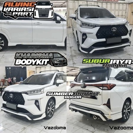 BODYKIT AVANZA VAZOOMA TAHUN 2022 - 2024 FULL SET BODYKIT TOYOTA AVANZA VAZOOMA X 2022 s/d 2024