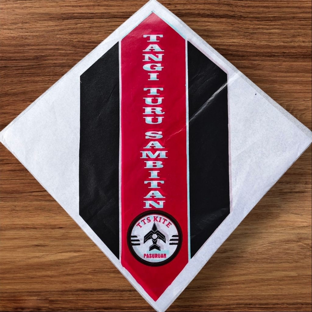 Kertas Layang-Layang Sukhoi Sablon 2 Warna Hanya Kertas Minyak Layangan Sukoi