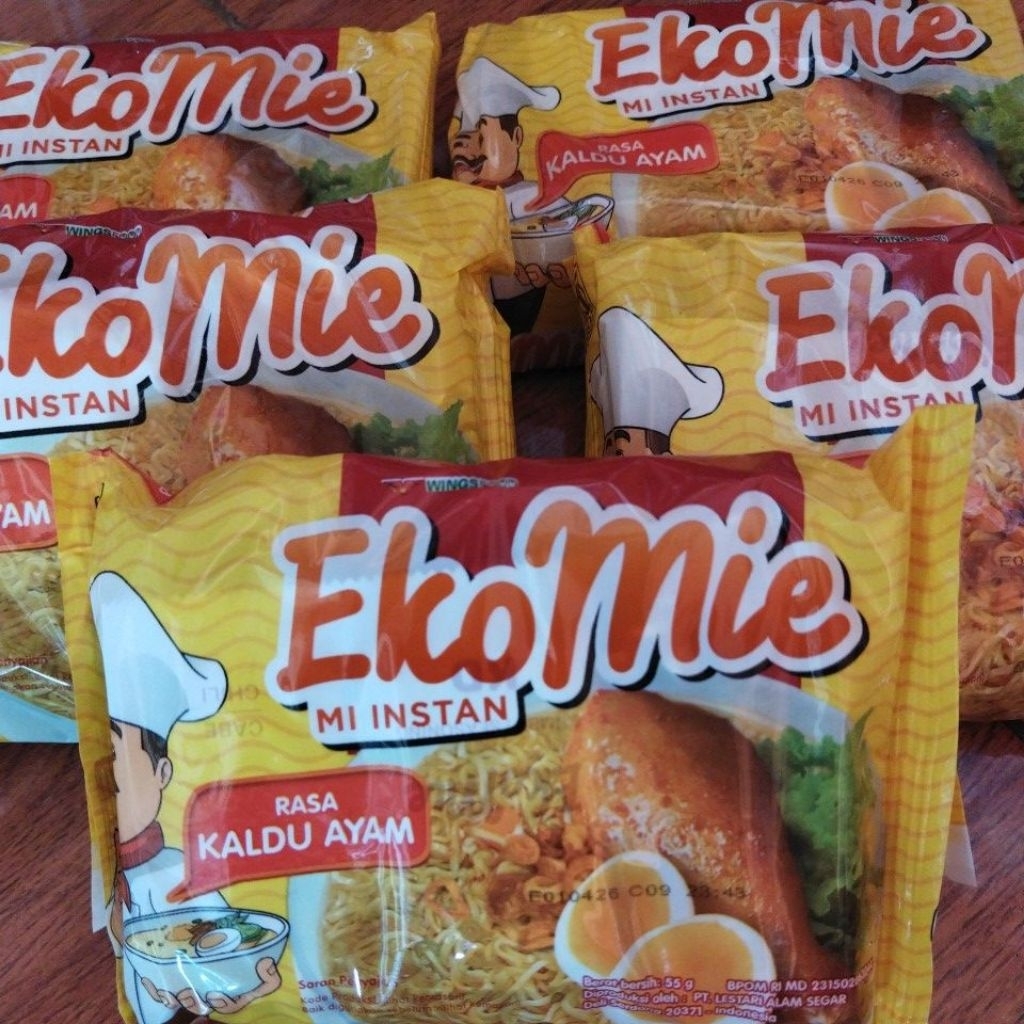 Mie Instan Eko Mie Kaldu Ayam - isi 7 pcs