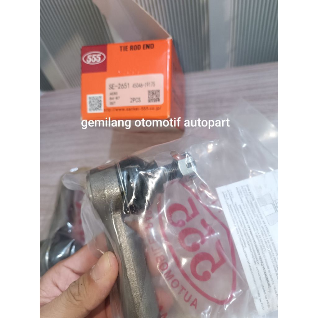 TIE ROD END KIJANG 7K KAPSUL SGX LGX EFI DOYOK 555 ORIGINAL JAPAN