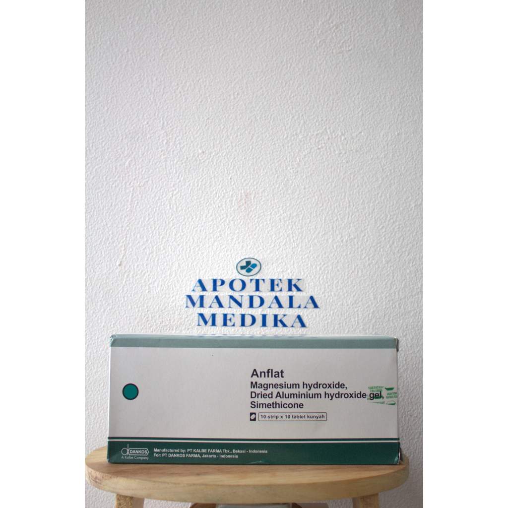 ANFLAT TABLET KUNYAH UNTUK ASAM LAMBUNG/MAAG