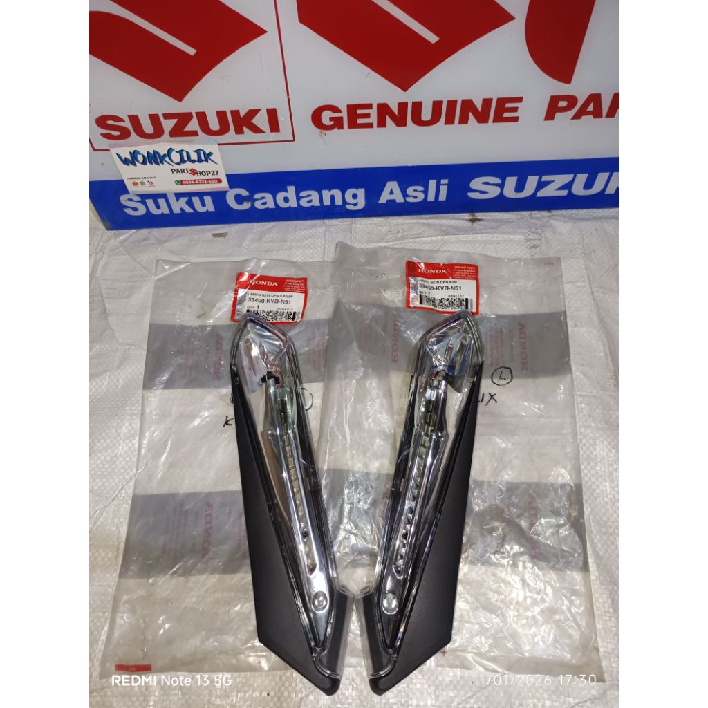 lampu sen sein depan honda vario110 techno original ahm