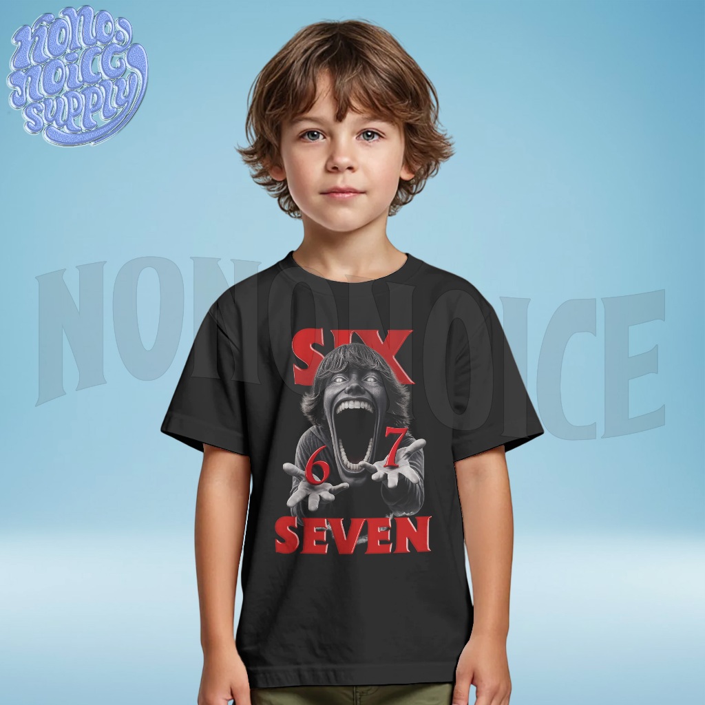 Kaos Baju Anak Six Seven Anomali 67 Roblox / Atasan Kaos Anak Anomali 6 7 Six Seven Steal a Brainrot