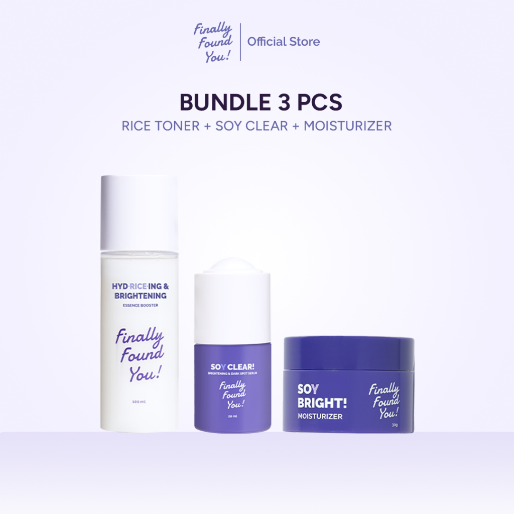 Finally Found You PAKET Brightening & Hydrating | Mencerahkan Kulit Untuk Kulit Kusam