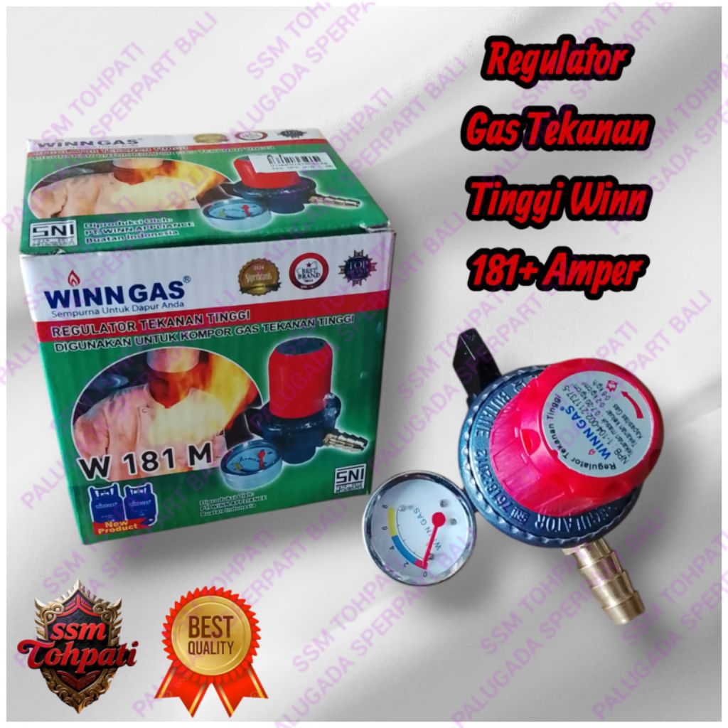 REGULATOR GAS KOMPOR TEKANAN TINGGI | REGUALTOR GAS KOMPOR JOS | REGULATOR GAS WINN 181+AMPER