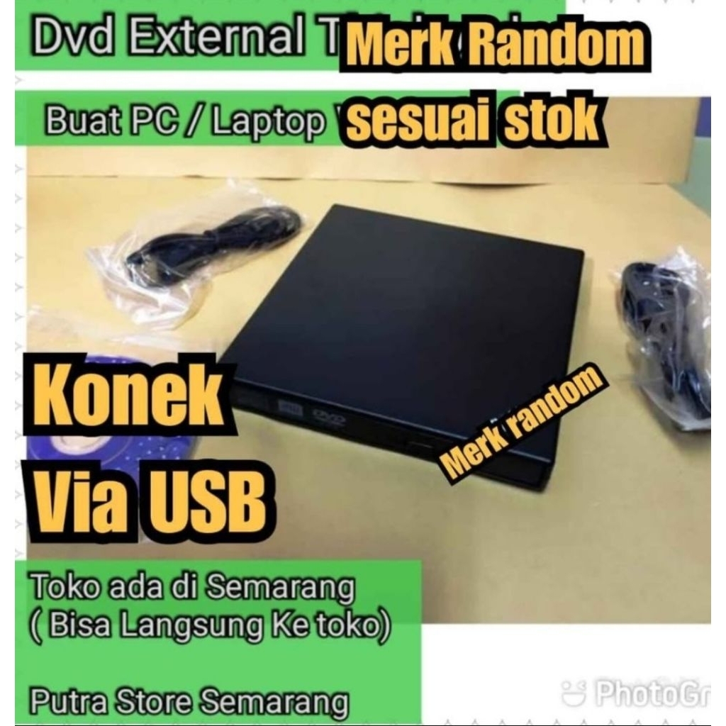 Dvd External  Dvd Usb Laptop PC tambahan dvd laptop pc usb ke dvd