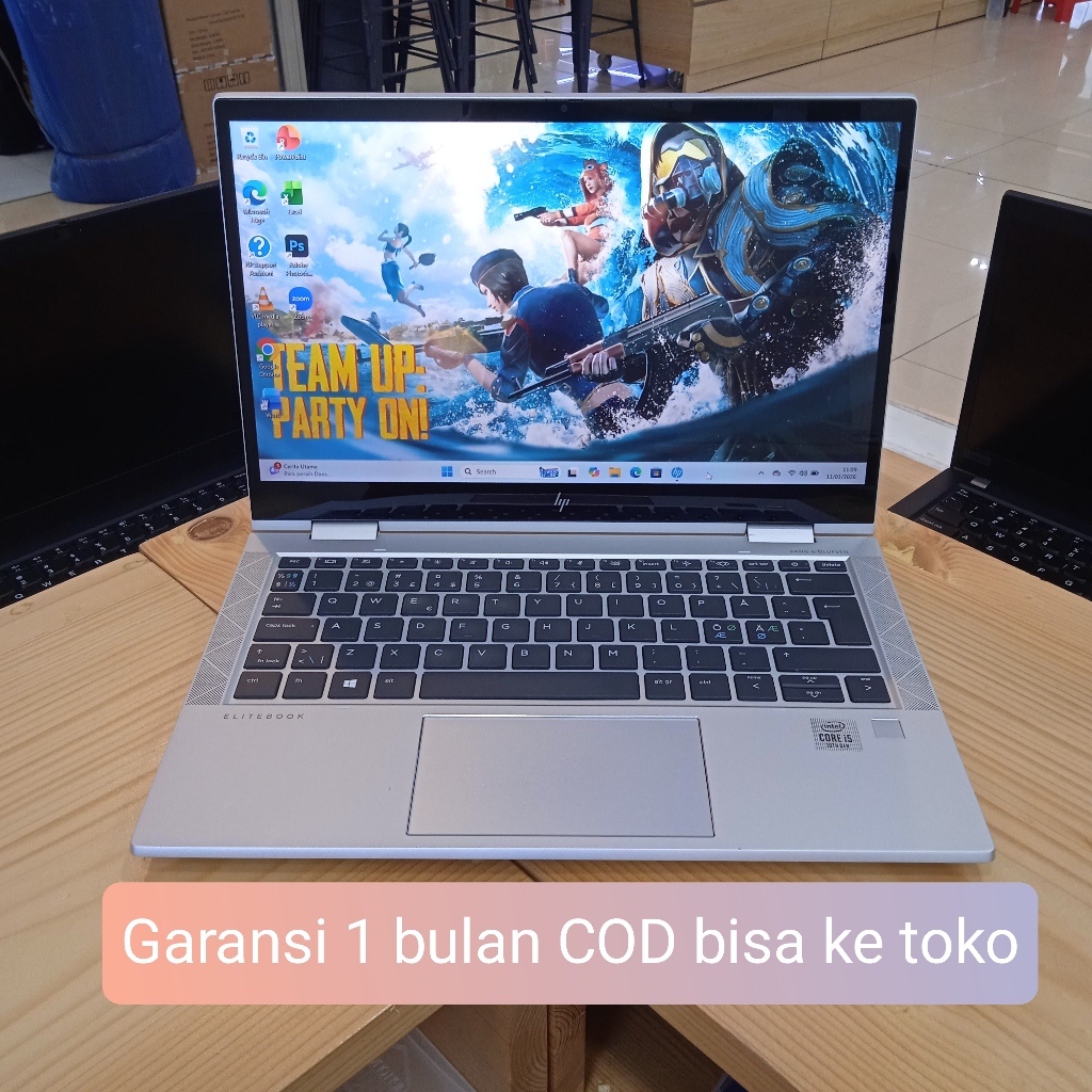 Hp EliteBook X360 830 G7 Intel Core i5 Generasi 10 16/256 GB