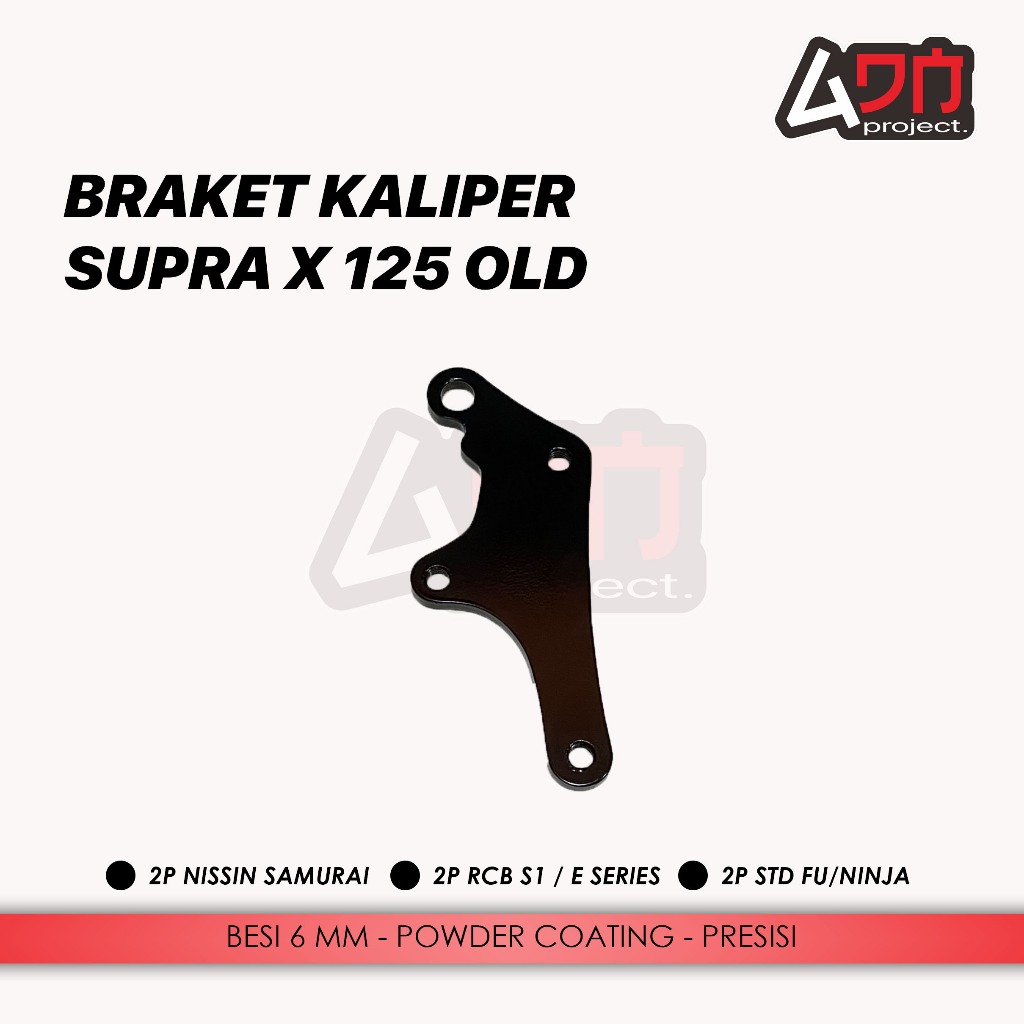 Braket Kaliper Nissin Samurai 2p Supra X 125 Old Kharisma 300