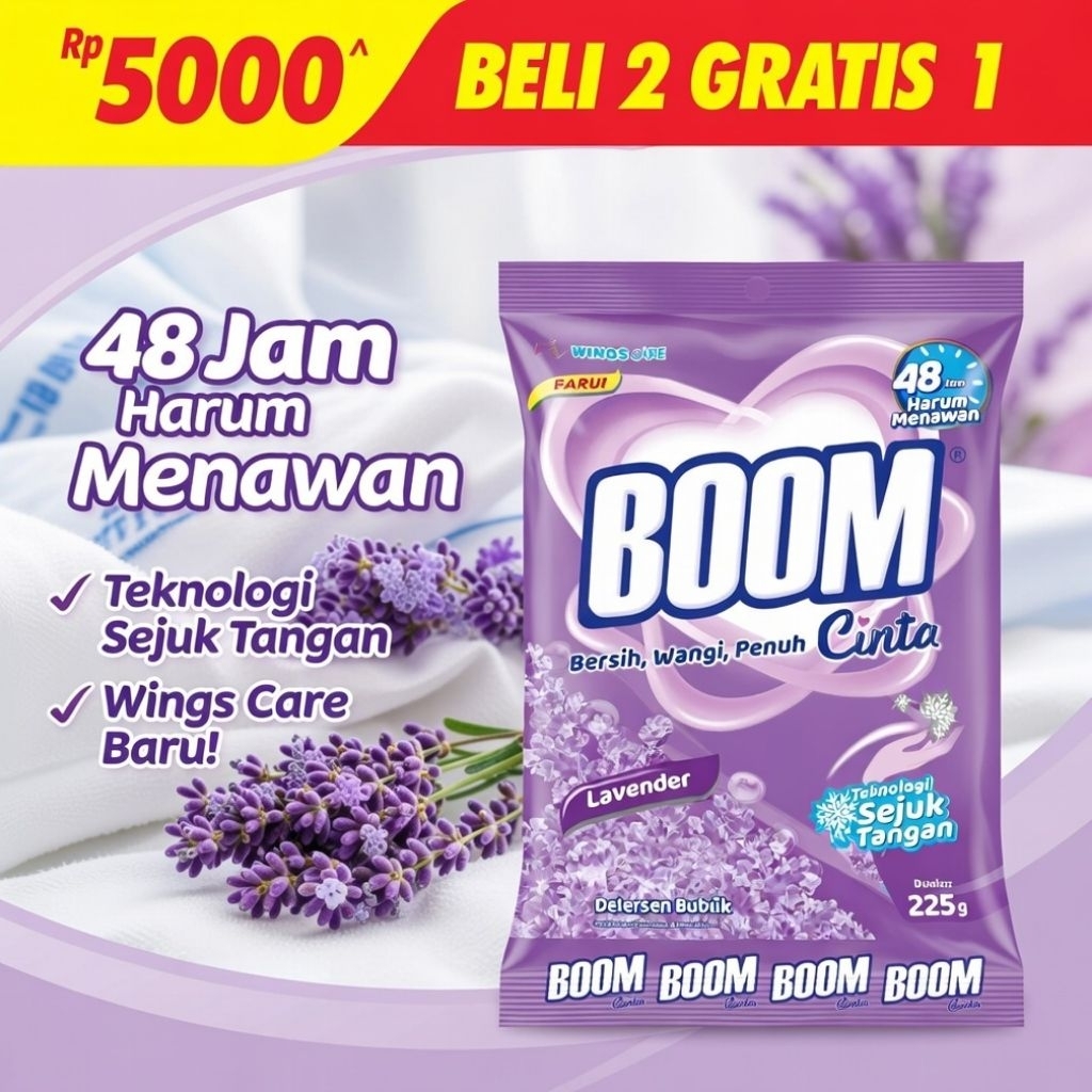 DETERJEN BOOM || Boom Deterjen Per PCS