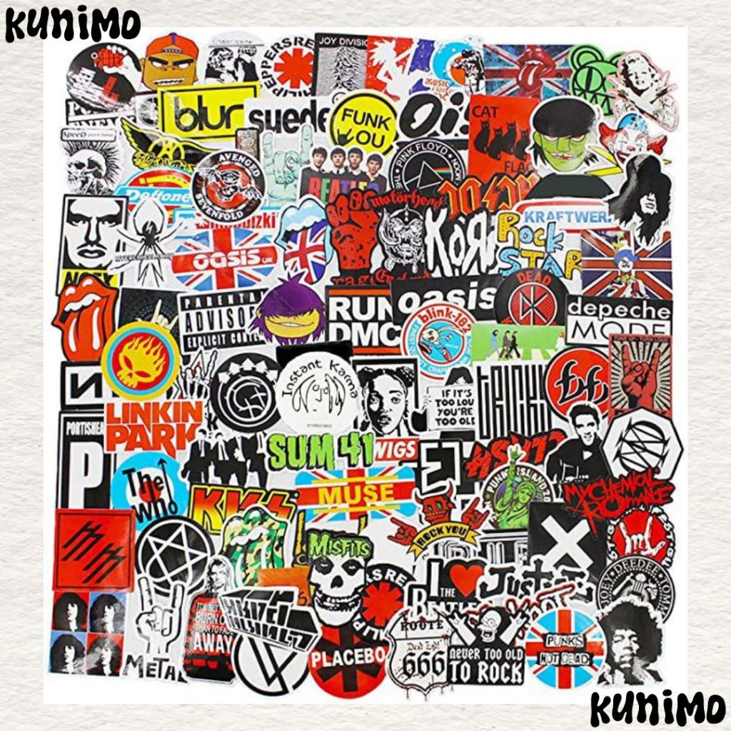 STICKER BAND STAGE 4 [THE BEATLES, THE ROLLING STONES, THE STONE ROSES]