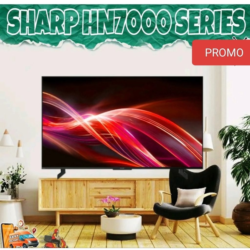 TV SHARP 55 INCH QLED UHD 4K ANDROID GOOGLE TV 55HN7000I