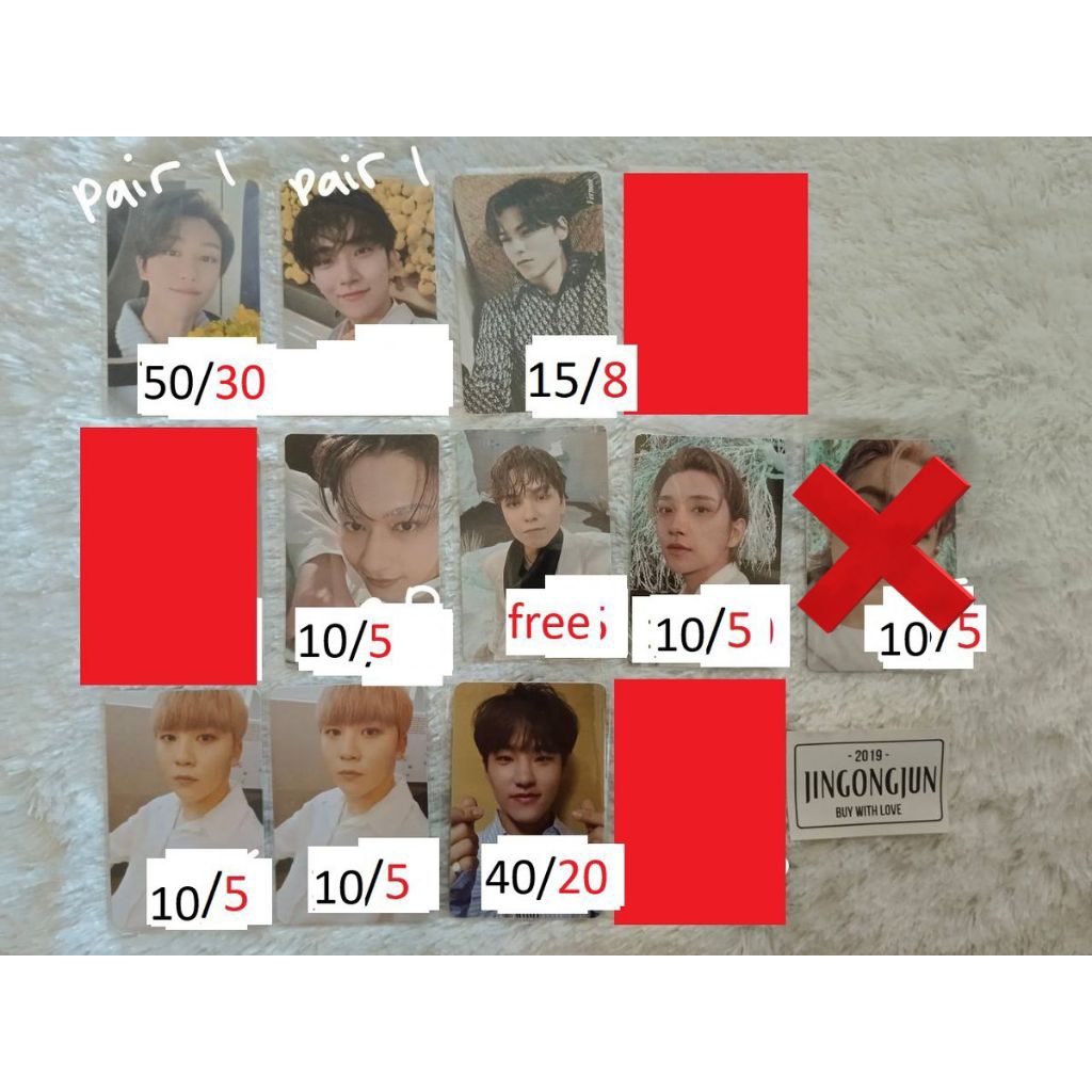 (BACA DESKRIPSI) Photocard Seventeen pc svt sector 17 sector17 your choice one side album plot sunse