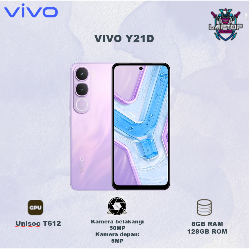 HANDPHONE VIVO Y21D 8GB 128GB GARANSI RESMI