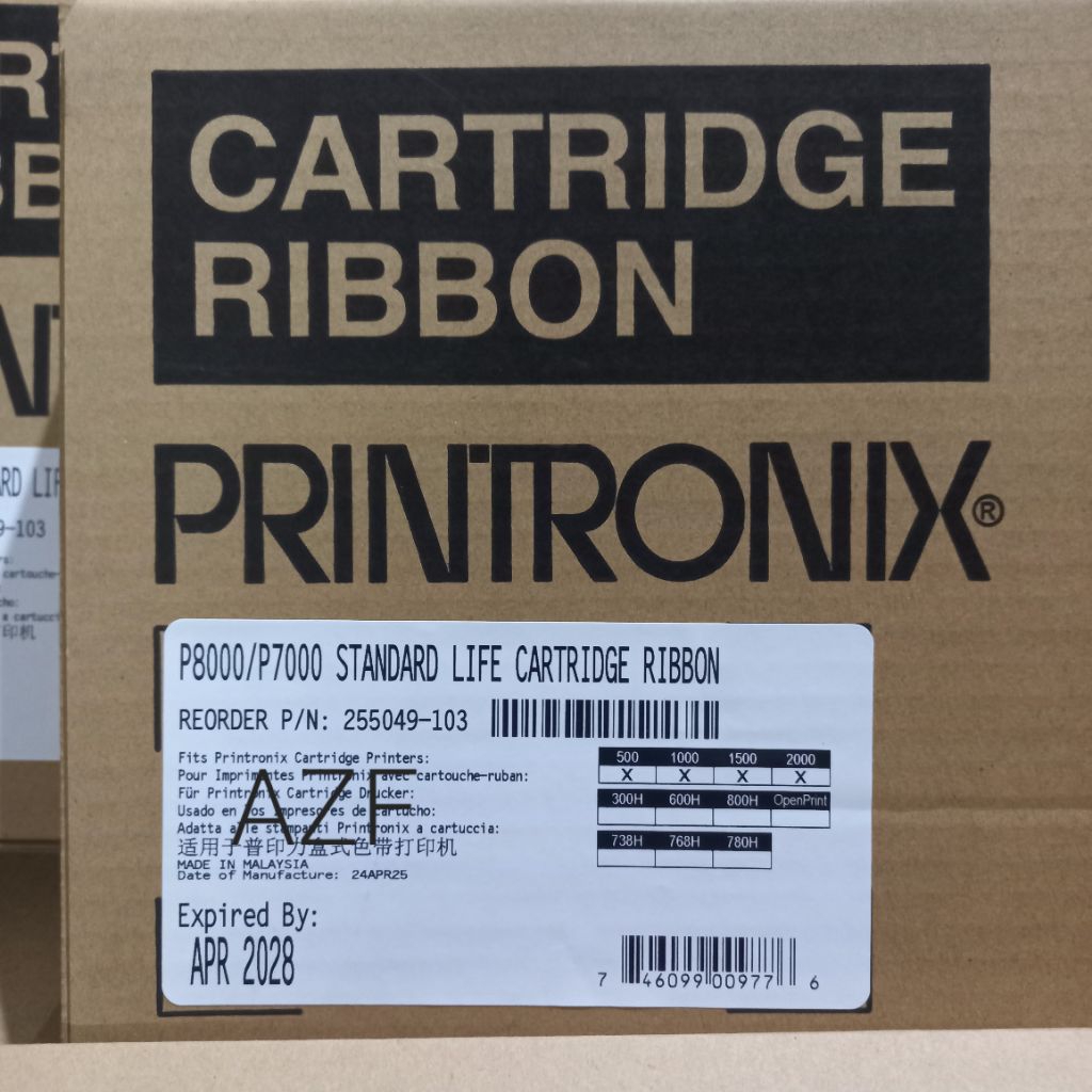 Printronix P8000/P7000 STANDART LIFE CARTRIDGE P/N 255049-103