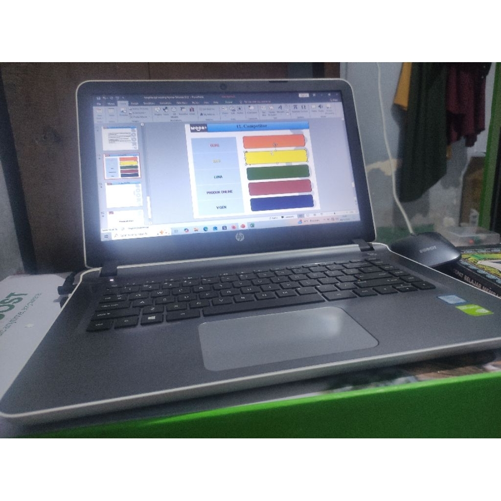 LAPTOP HP SECOND CORE i7 NIVEDIA 940 M GEFORCE 8/256 SSD