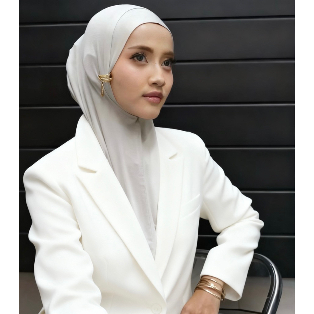 Alaya Instan | Bergo Rayon Cooltech | Pet Tipis Look Malay | Hijab Nyaman | Acara Formal non Formal