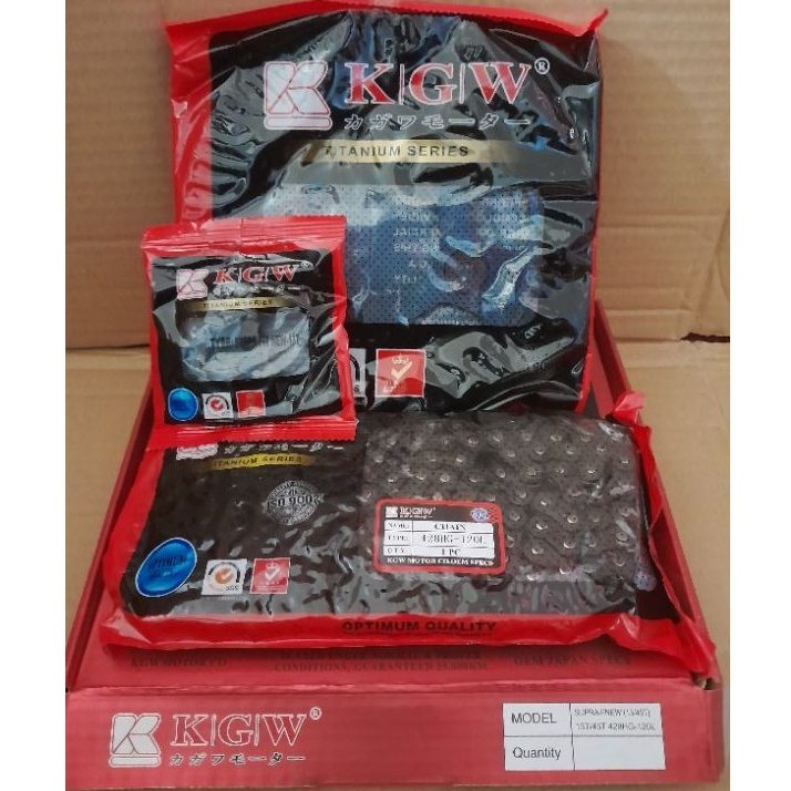 Kagawa (KGW) Gear Paket Supra Fit New 13/45T (428HG-120L)