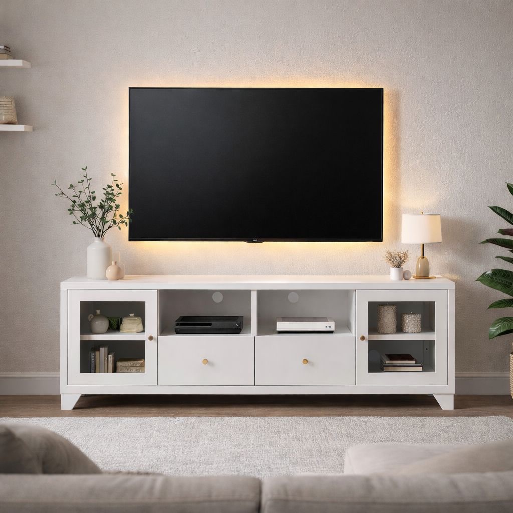 Rak TV Besi / Meja TV Besi / Buvet TV Minimalis Besi / Rak TV Modern Besi / Lemari Rak TV / AVR